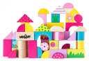 Przejdź do produktu WOODYLAND Kolorowe klocki drewn.80el 91302 13022