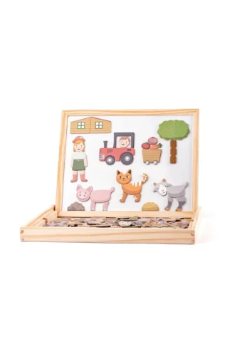 Przejdź do produktu WOODYLAND Dwustr.tabl.magn.ze zwierząt.91214 12148