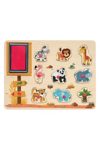 Przejdź do produktu WOODYLAND Stempelki Zwierzęta egzot.91185 11851