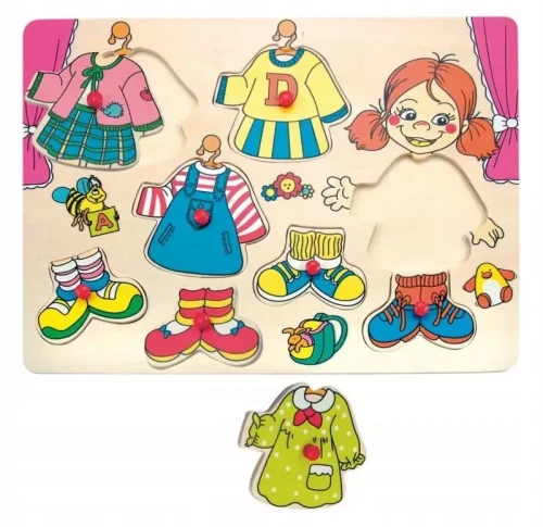 Przejdź do produktu WOODYLAND Ubieranka n/planszy Karolina 90319 03191