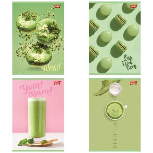 Przejdź do produktu Zeszyt A5 60k krata laminowany GREEN DELICIOUS
