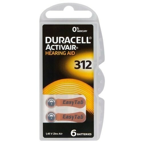 Przejdź do produktu Bateria słuchowa Duracell 312 1,45V ACTIVAIR