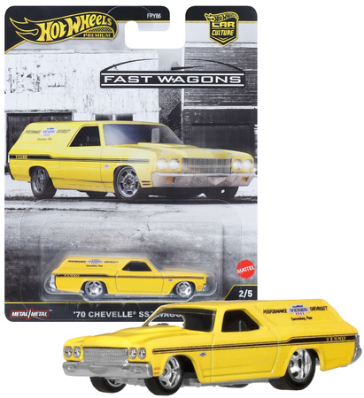 Przejdź do produktu HOT WHEELS PREMIUM FAST WAGONS Chevelle SS Wagon