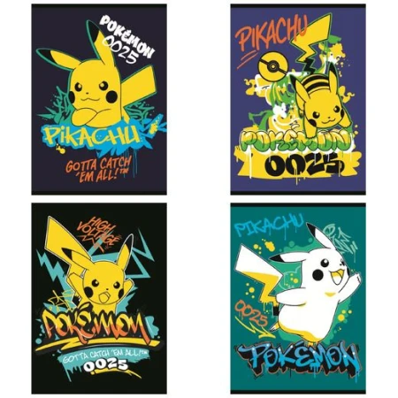 Zeszyt A5 32k.krata laminowany Pokemon.jpg
