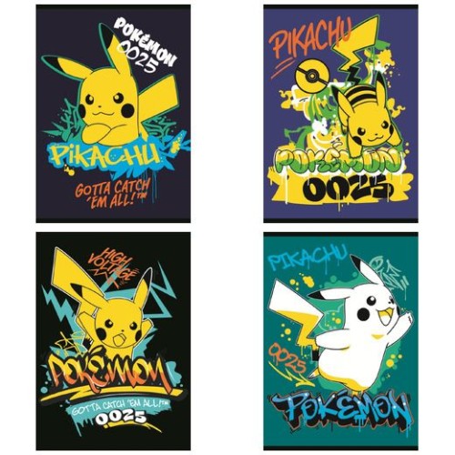 Przejdź do produktu Zeszyt A5 32k.krata laminowany Pokemon