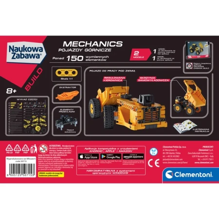 Clementoni Naukowa zabawa. Mechanics Pojazdy górni 3.webp
