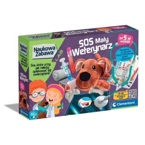 Przejdź do produktu Clementoni Naukowa zabawa. SOS Mały Weterynarz 507