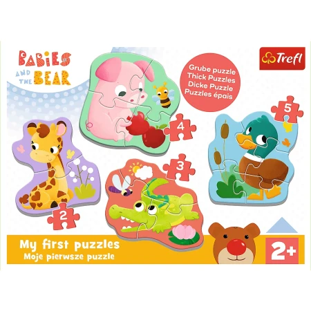 Puzzle Baby Classic - Bobaskowe zwierzątka 36135, Trefl 6.webp