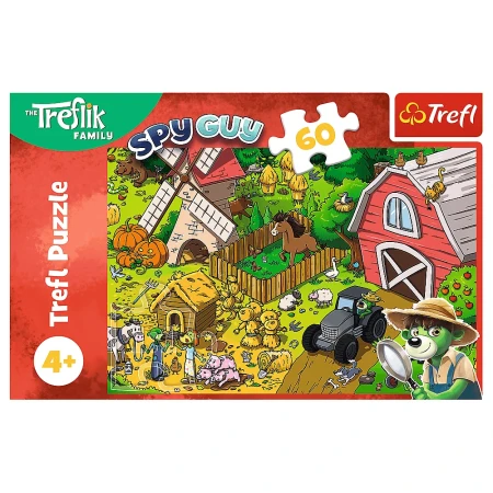 Puzzle 60-el. Trefliki na farmie 1742, Trefl 3.webp