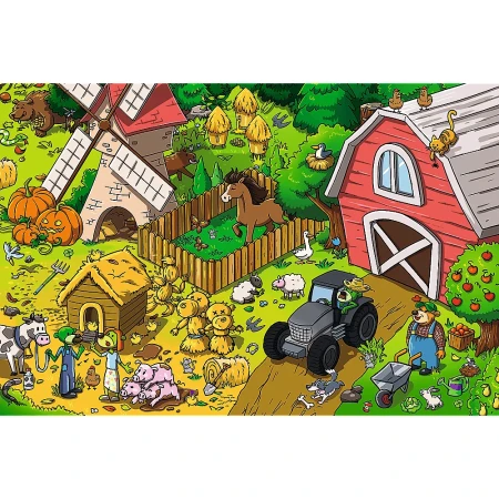 Puzzle 60-el. Trefliki na farmie 1742, Trefl 2.webp