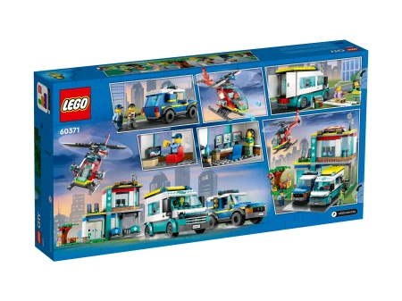 LEGO 60371 CITY Parking dla pojazdów uprzywilejowa 5.webp