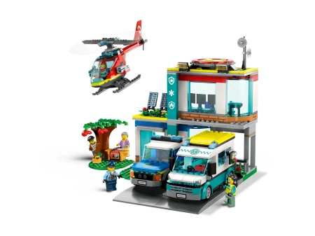 LEGO 60371 CITY Parking dla pojazdów uprzywilejowa 3.webp
