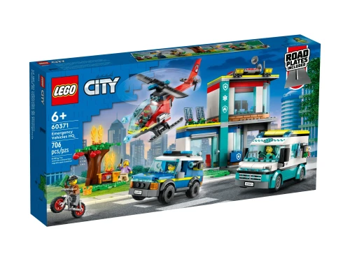 Przejdź do produktu LEGO 60371 CITY Parking dla pojazdów uprzywilejowa