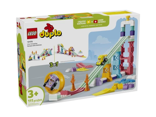 Przejdź do produktu LEGO(R) DUPLO 10478 Kreatywne rampy 3w1 z pojazdami