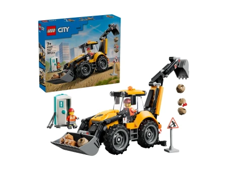 LEGO(R) CITY 60480 Żółta koparko-ładowarka 1.webp