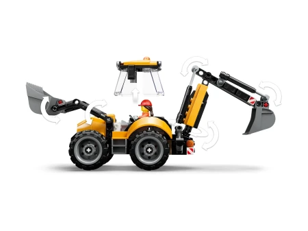 LEGO(R) CITY 60480 Żółta koparko-ładowarka 3.webp