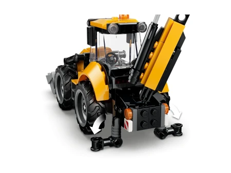 LEGO(R) CITY 60480 Żółta koparko-ładowarka 4.webp