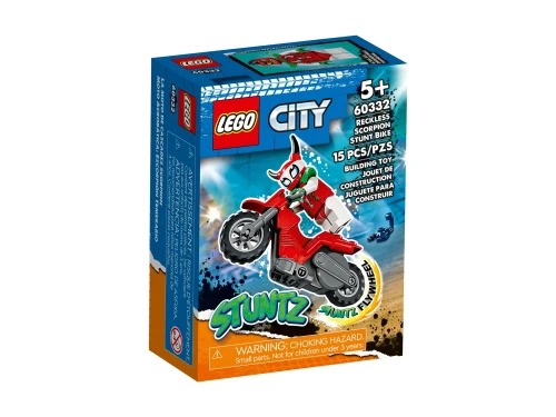 Przejdź do produktu LEGO 60332 CITY Motocykl kaskaderski Reckless Scor