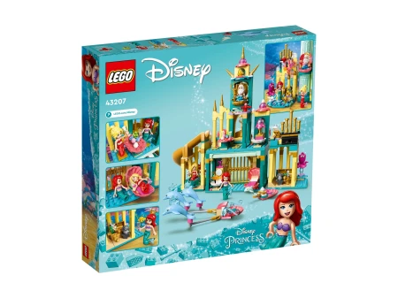 LEGO 43207 DISNEY PRINCESS Podwodny pałac Arielki 3.webp