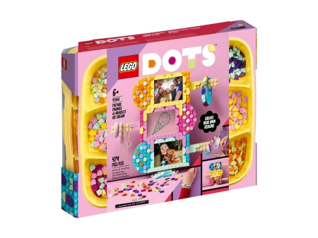 LEGO 41956 DOTS Ramki na zdjęcia w kształcie lodów 1.webp