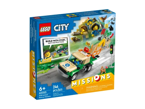 Przejdź do produktu LEGO 60353 CITY Misja ratowania dzikich zwierząt p