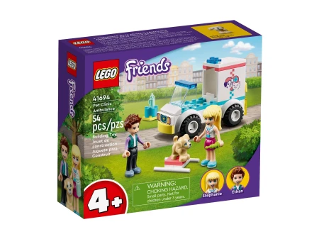 LEGO 41694 FRIENDS Karetka kliniki dla zwierzątek 1.webp