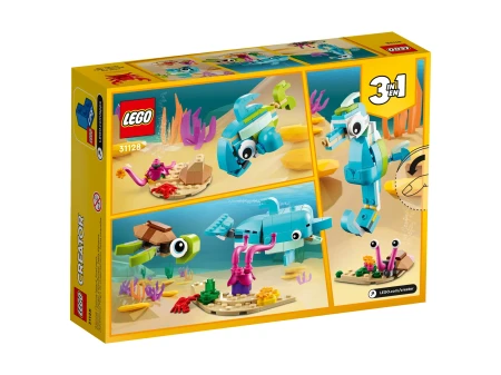 LEGO 31128 CREATOR Delfin i żółw p4 5.webp