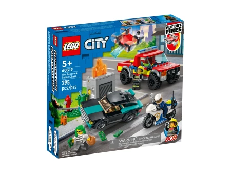 LEGO 60319 CITY Akcja strażacka i policyjny pościg 1.webp