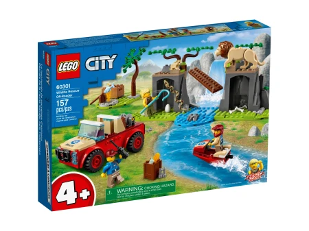 LEGO 60301 CITY Wildlife Terenówka ratowników dzik 1.webp