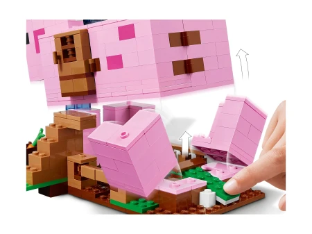 LEGO 21170 MINECRAFT Dom w kształcie świni p3 3.webp