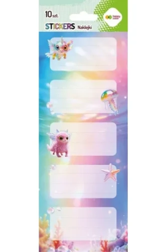Przejdź do produktu Naklejki na ZESZYTY - Aqua Cuties, 86x255 mm, Happy Color