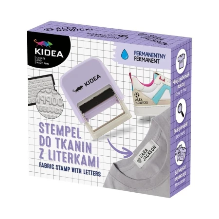 Stempel do tkanin z literkami Kidea.jpg