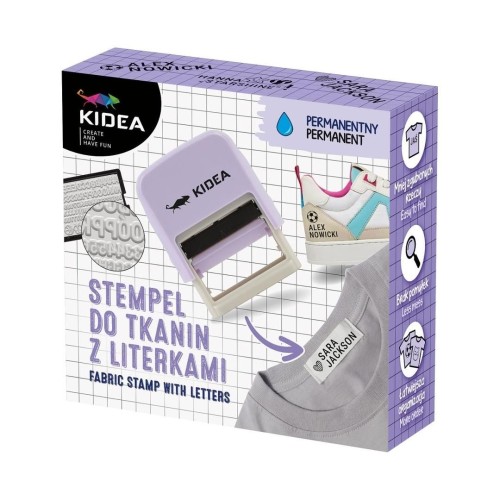 Przejdź do produktu STEMPEL DO TKANIN Z LITERKAMI KIDEA