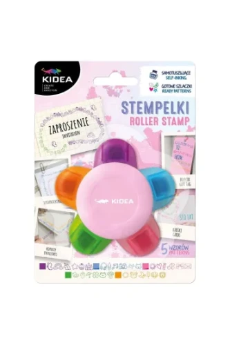 Przejdź do produktu STEMPELKI 5 WZORÓW KWIAT KIDEA
