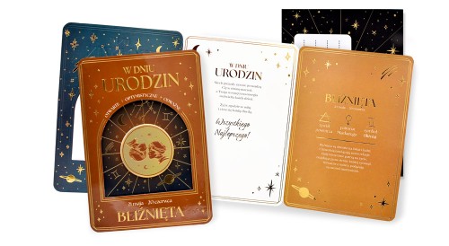 Przejdź do produktu Karnet DK-1443 Urodziny (znaki zodiaku, Bliźnięta)