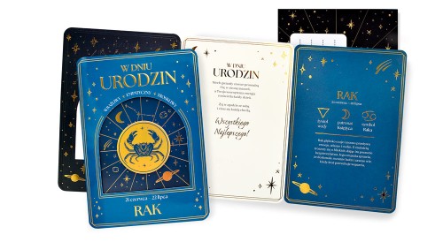 Przejdź do produktu Karnet DK-1444 Urodziny (znaki zodiaku, Rak)