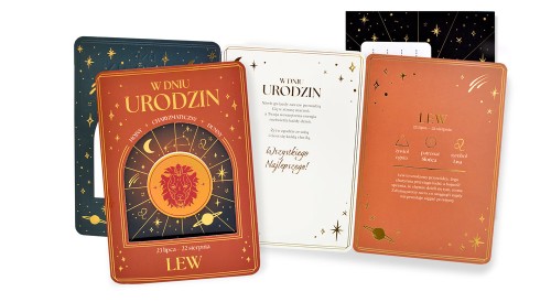 Przejdź do produktu Karnet DK-1445 Urodziny (znaki zodiaku, Lew)