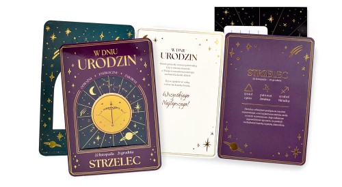 Przejdź do produktu Karnet DK-1449 Urodziny (znaki zodiaku, Strzelec)