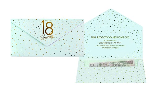 Przejdź do produktu Koperta podarunkowa KOP-051 Urodziny 18 Elite