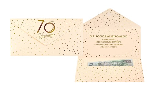 Przejdź do produktu Koperta podarunkowa KOP-058 Urodziny 70 Elite