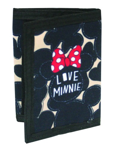 Przejdź do produktu Portfel czarny dla nastolatków DISNEY MINNIE LOVE