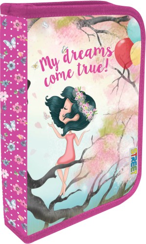 Przejdź do produktu Piórnik 2-klapkowy z wyposażeniem Dreams 2 Calibra