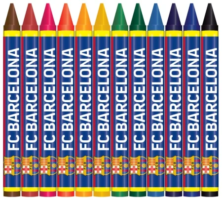 Kredki grafionowe okrągłe FC Barcelona - 12 kolor(5).webp