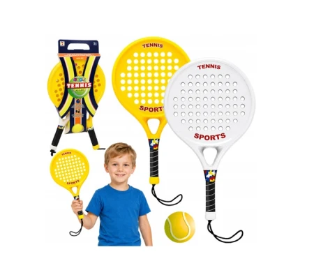 Zestaw Sportowy Do Gry W Tenisa Plażowego Ogrodowego Paletki Piłka Piankowa.png