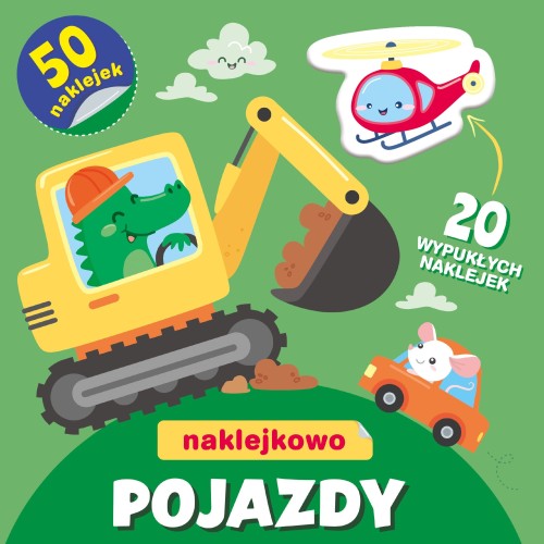 Przejdź do produktu NAKLEJKOWO POJAZDY książeczka z naklejkami