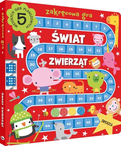 Przejdź do produktu ZAKRĘCONA GRA ŚWIAT ZWIERZĄT książeczka z grami planszowymi