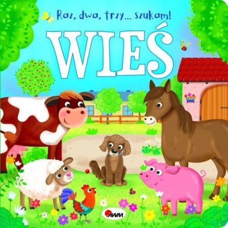RAZ DWA TRZY...SZUKAM! WIEŚ LATARKA  książeczka z latarką.jpg