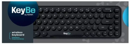 Przejdź do produktu Klawiatura bezprzewodowa KEYBE by ASTRA BEAN BLACK