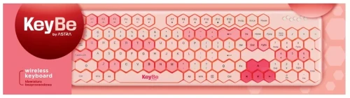 Przejdź do produktu Klawiatura bezprzewodowa KEYBE by ASTRA HONEY PINK