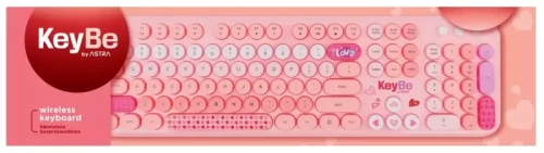 Przejdź do produktu Klawiatura bezprzewodowa KEYBE by ASTRA LOVELY ...